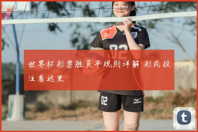 世界杯彩票胜负平规则详解 彩民投注看这里