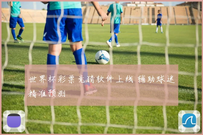 世界杯彩票竞猜软件上线 辅助球迷精准预测