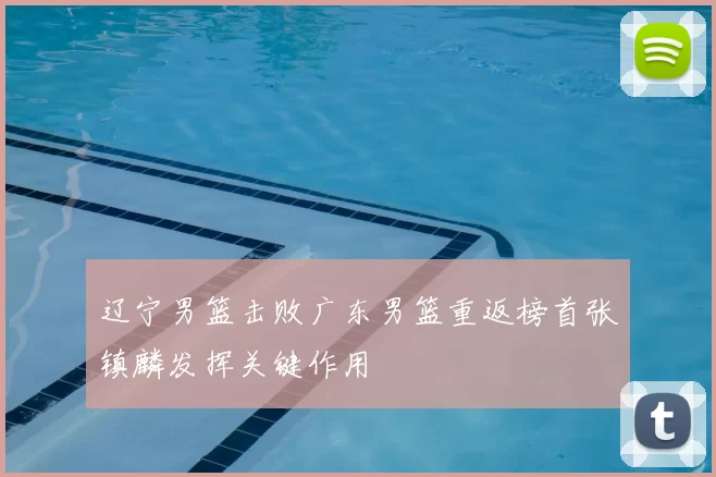 辽宁男篮击败广东男篮重返榜首张镇麟发挥关键作用